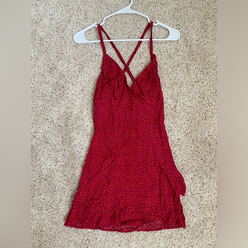 Urban Outfitters Red halter mini dress - brand new!
